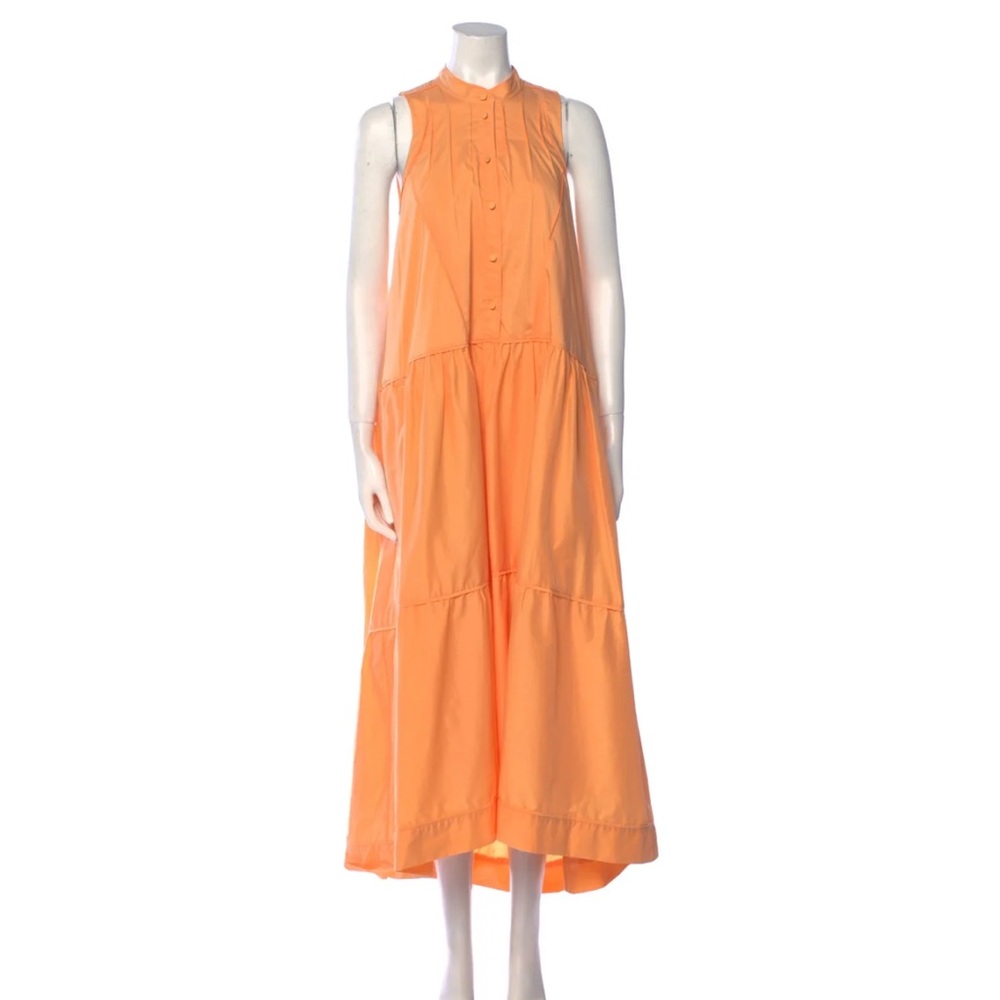 Jonathan Simkhai Mock Neck High Low Dress